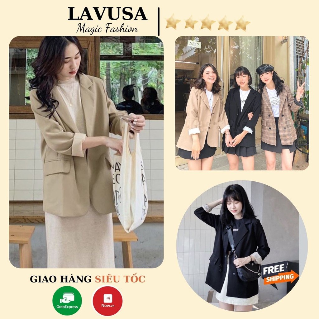 Áo vest nữ blazer 2 lớp 💖áo blazer nữ khoác ngoài style hàn quốc