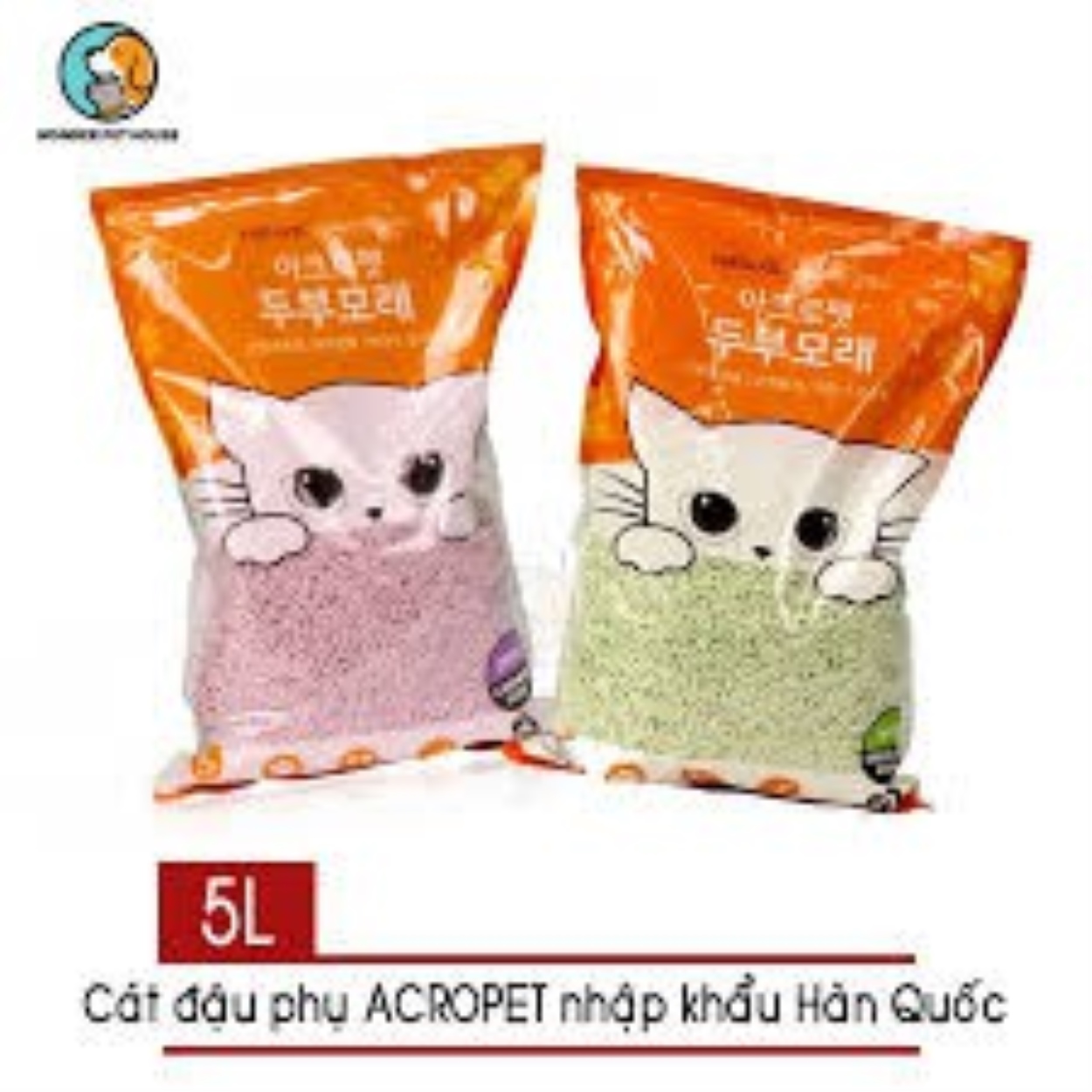 {HOT} [Mã 152FMCGSALE giảm 8% đơn 500K] CÁT ĐẬU NÀNH CHO MÈO TOFU ACRO PET - 5L