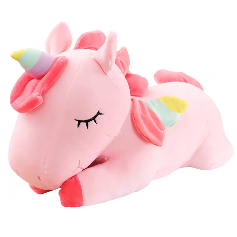 [HCM]Gấu bông Pony kỳ lân đáng yêu dành cho bé màu trắng và màu hồng