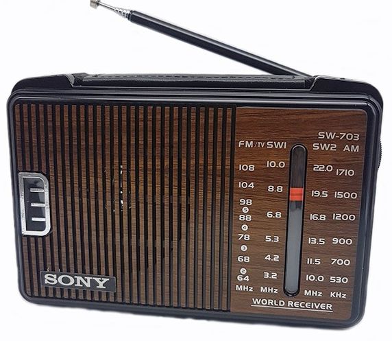 Đài radio nghe nhạc sw-703 chất lượng 4 kênh fm