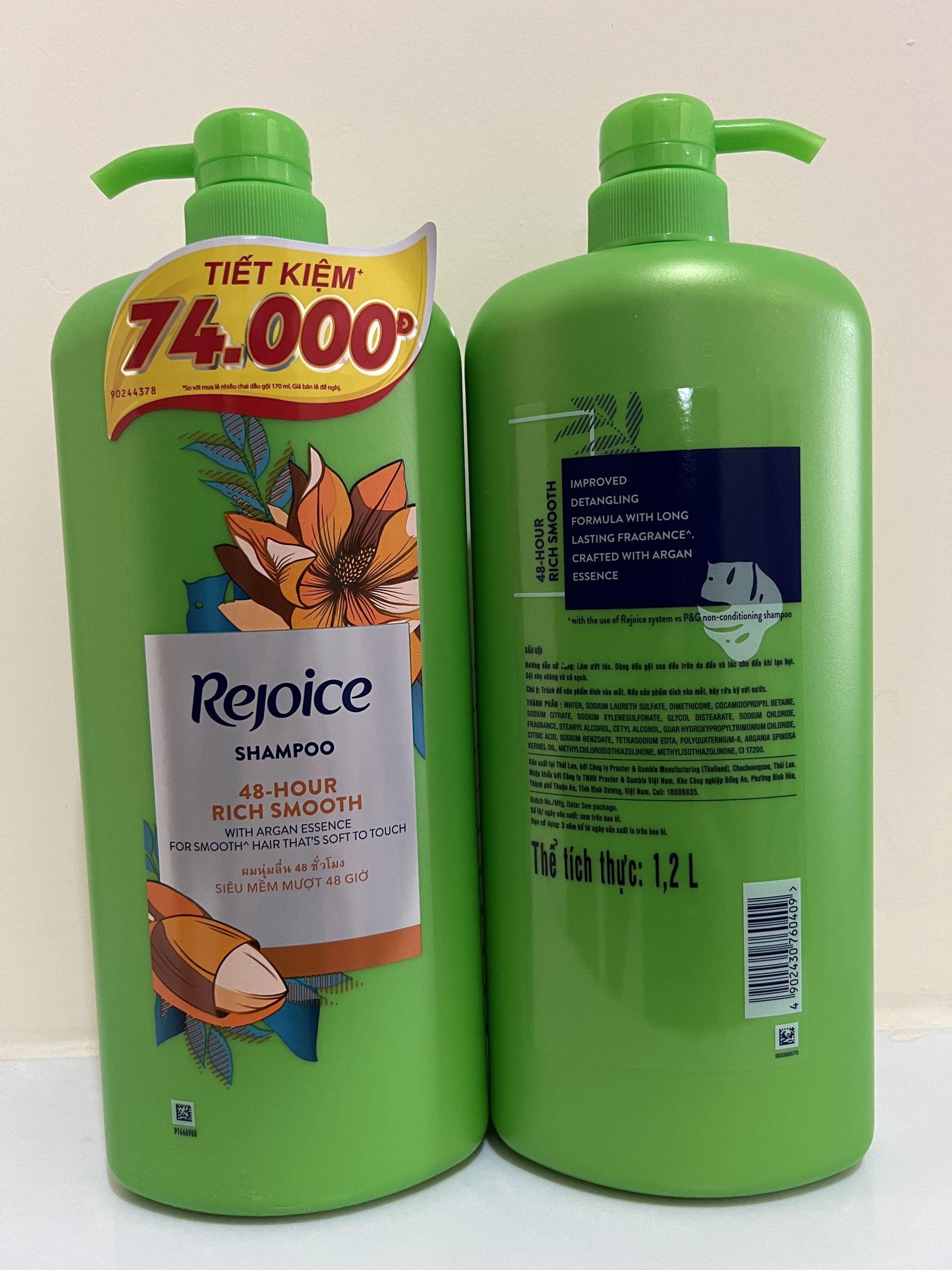 Dầu gội rejoice siêu mượt 650/900/1200 mẫu mới date 2025