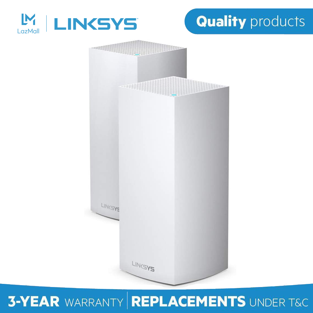 Bộ Phát WiFi 6 AX4200 LINKSYS Velop MX8400, Công nghệ Mesh WiFi thông minh, Chịu tải 40+ thiết bị truy cập