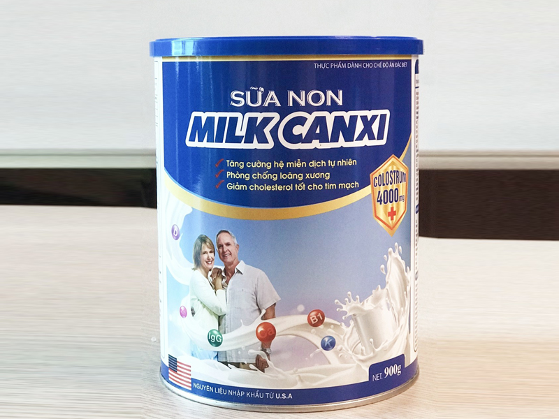 Sữa non Milk Canxi 900g - Tăng cường miễn dịch, bồi bổ cơ thể