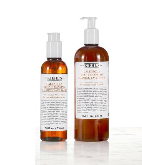Sữa rửa mặt hoa cúc K.i.e.h.l's Calendula Deep Cleansing Foaming của Mỹ chai 230ml và 500ml