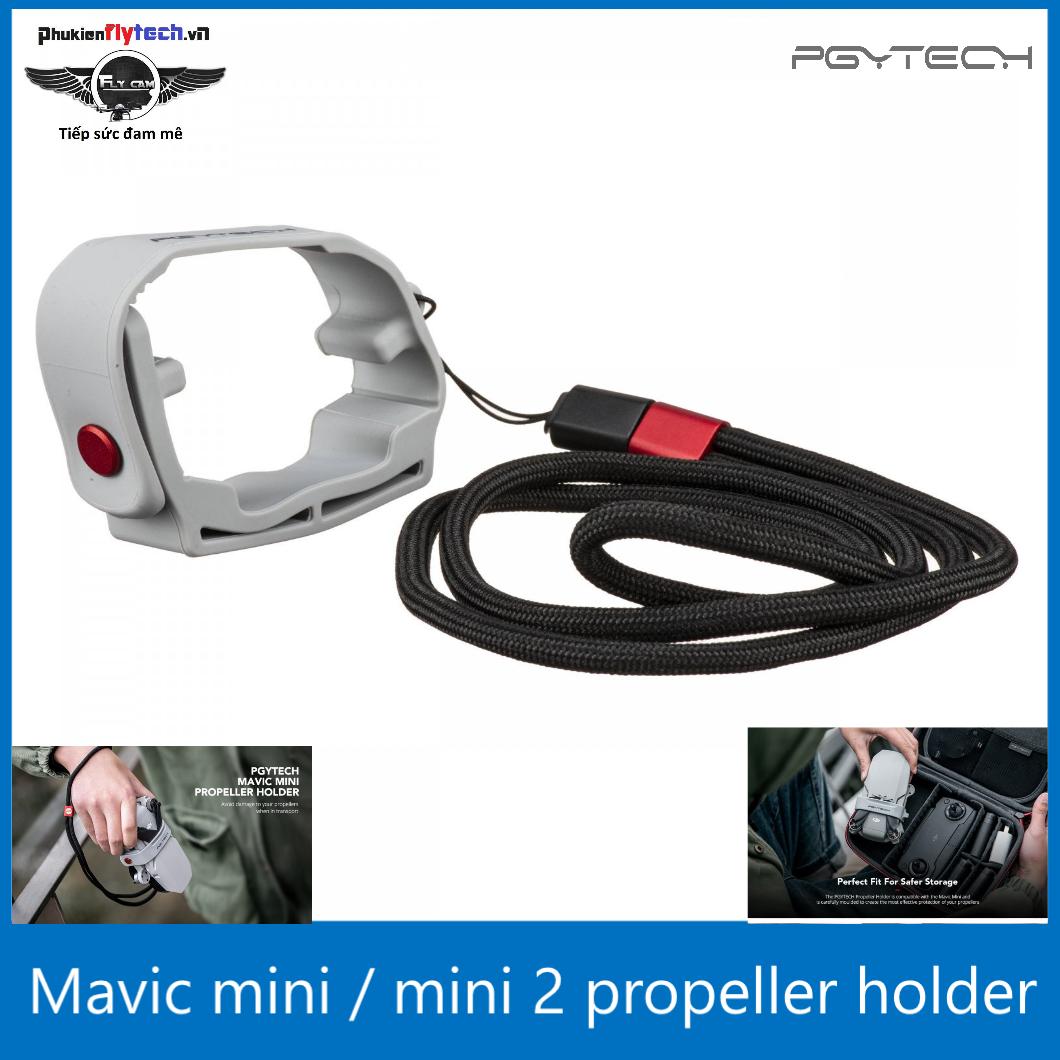 Bộ nẹp cánh Mavic Mini - Mavic Mini propeller holder - PGYtech - Giúp cố định cánh Mavic Mini khi bỏ vào túi, giúp hạn chế các tác động mạnh không đáng có vào cánh Mavic Mini - Chất liệu cao su dẻ chất lượng cao, dễ dàng sử dụng