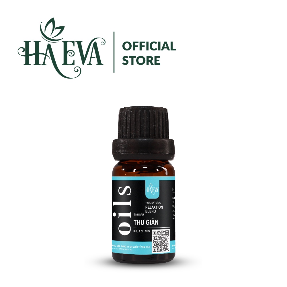 Tinh dầu Thư Giãn Haeva Cao Cấp, 100% Thiên Nhiên, khử mùi hôi,giảm căng thẳng, giúp ngủ ngon,Chai 10ml/30m/100ml