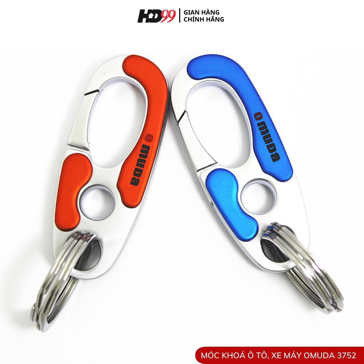 Móc Khóa Xe Máy Ô tô OMUDA 3752, Móc Khóa Inox Không Gỉ Cao Cấp