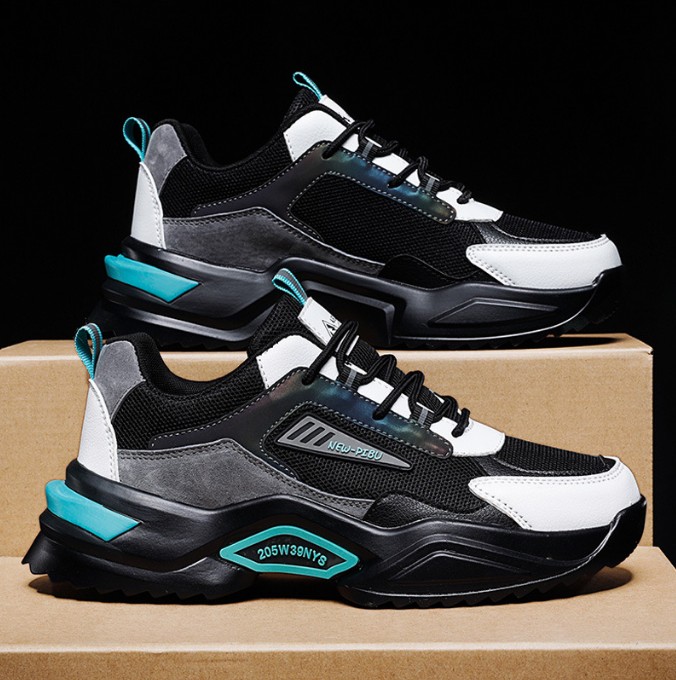 Giày sneaker nam cao cấp GN-315, Giày thể thao nam độn đế phong cách Hàn Quốc