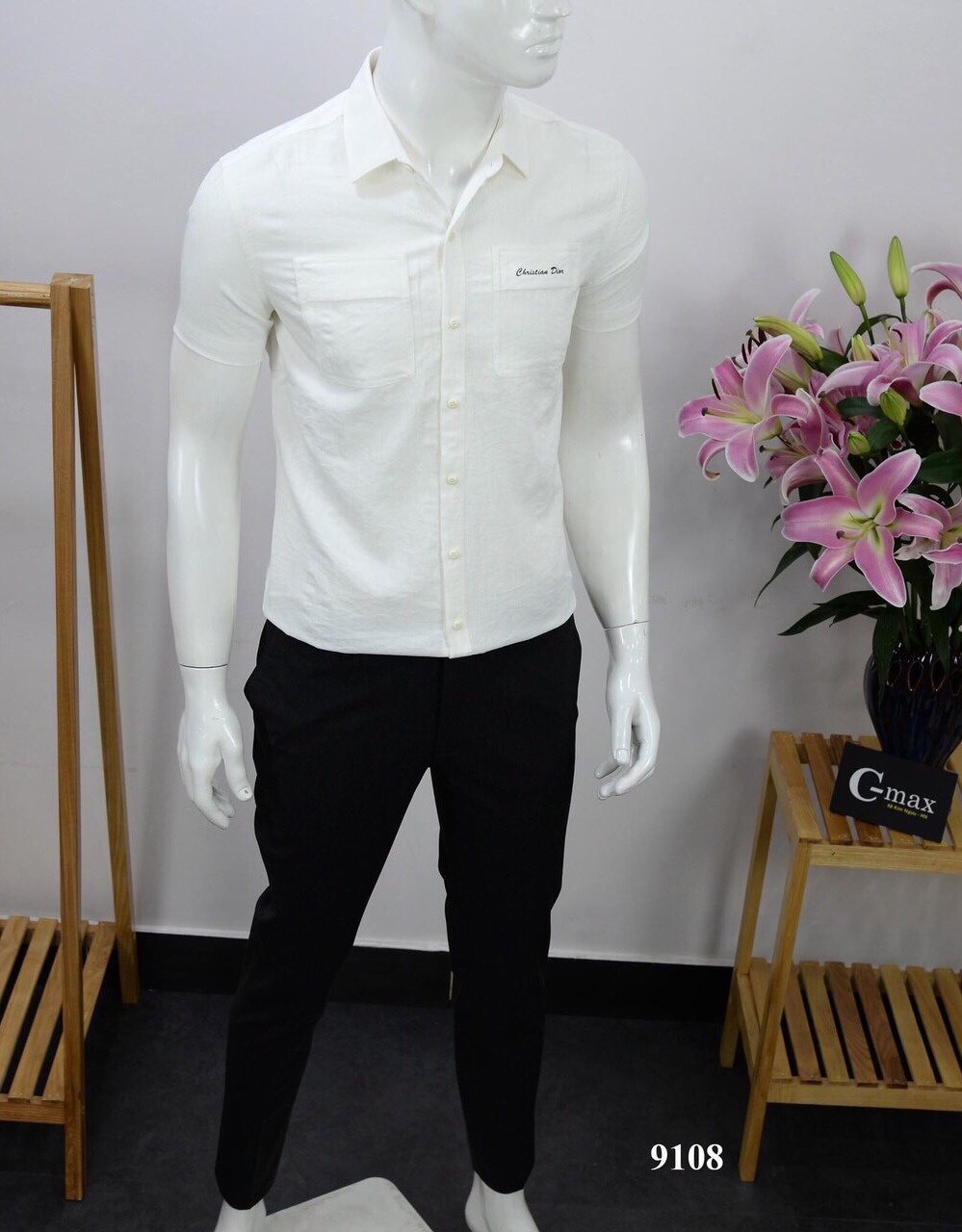 Áo sơ mi nam Pon shop , áo lụa nam co dãn nhẹ ko xù mẫu ms1010