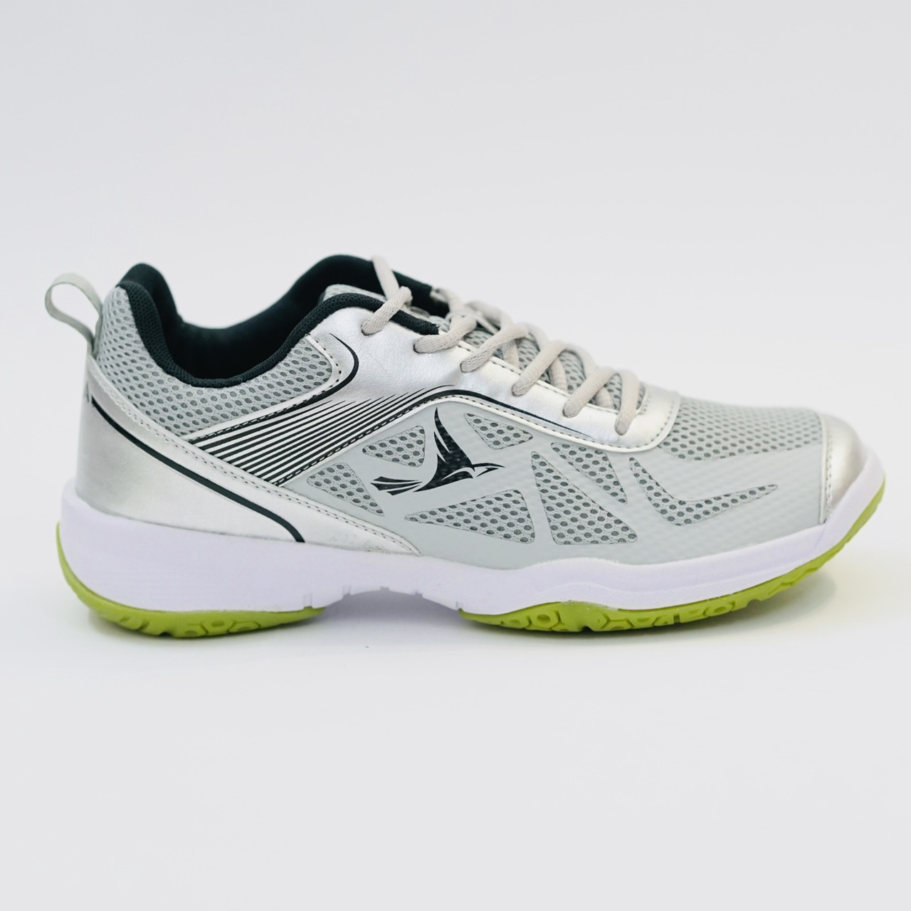 Giày cầu lông Mira Lightning 19.1 Xám, giày thể thao nam chuyên nghiệp nhẹ mềm - HM Sport