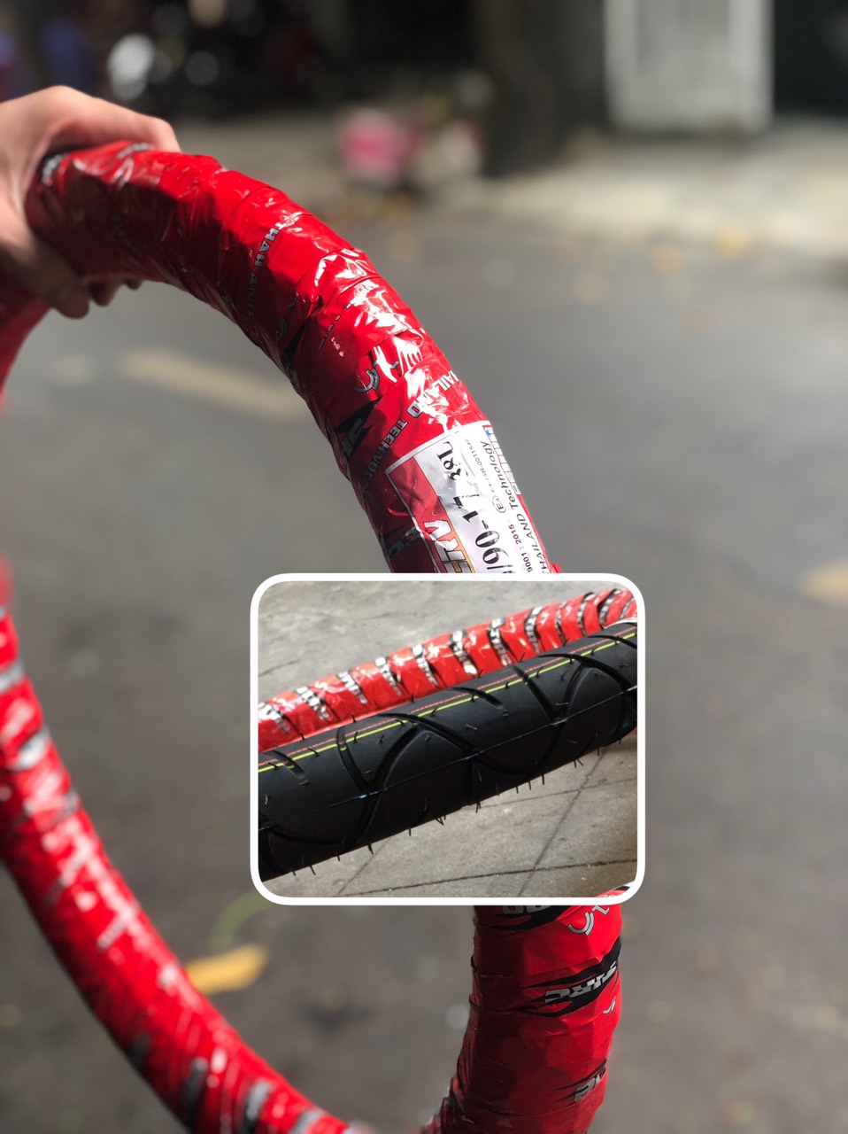 [HCM]VỎ CHEETAH GAI SPORTY ĐI RUỘT SIZE 60/90-17