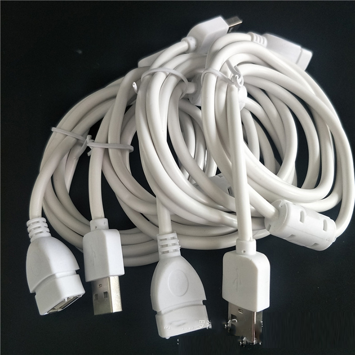 Dây cáp nối dài USB loại cao cấp dây to | Đầu nối usb có chống nhiễu cho USB máy tính hỗ trợ USB 2.0 3.0