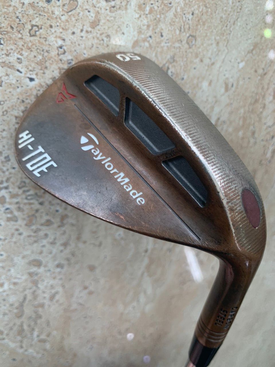 Gậy wedge taylormade hi-toe milled grind loft 50 flex s cũ secondhand 2nd - 5816