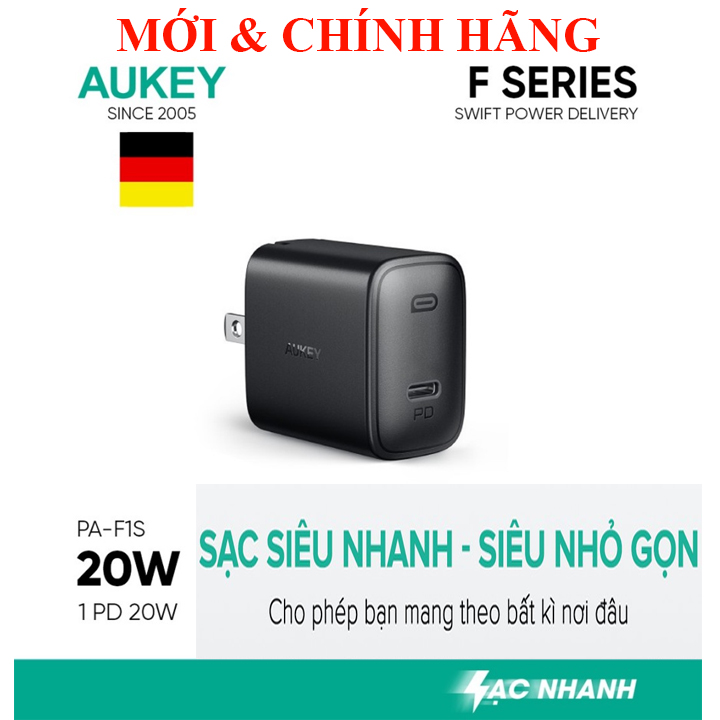 Cốc sạc nhanh aukey pa-f1s, pa-u28, pa-u32