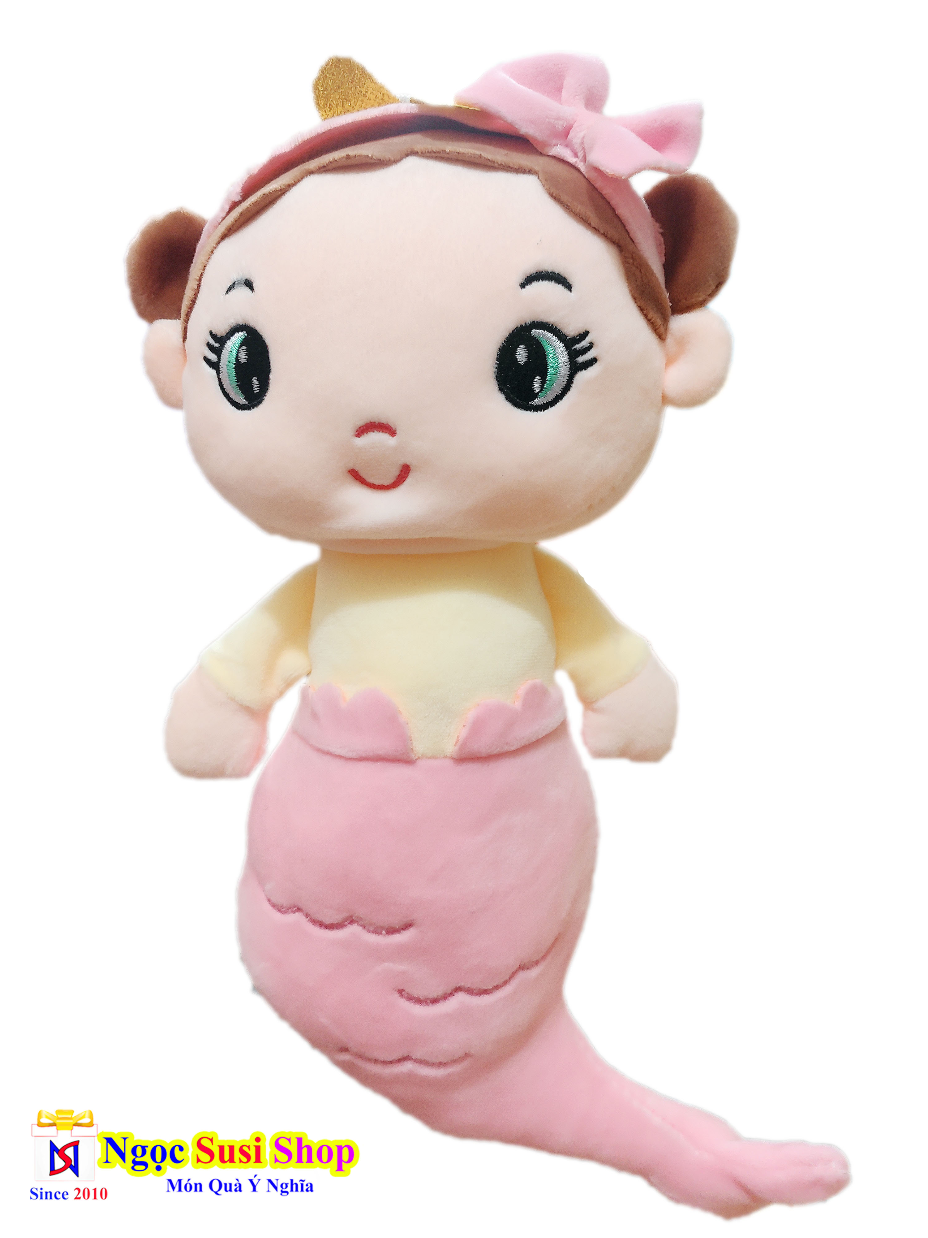 Thú bông búp bê tiên cá cực đẹp - gấu bông búp bê nàng tiên cá