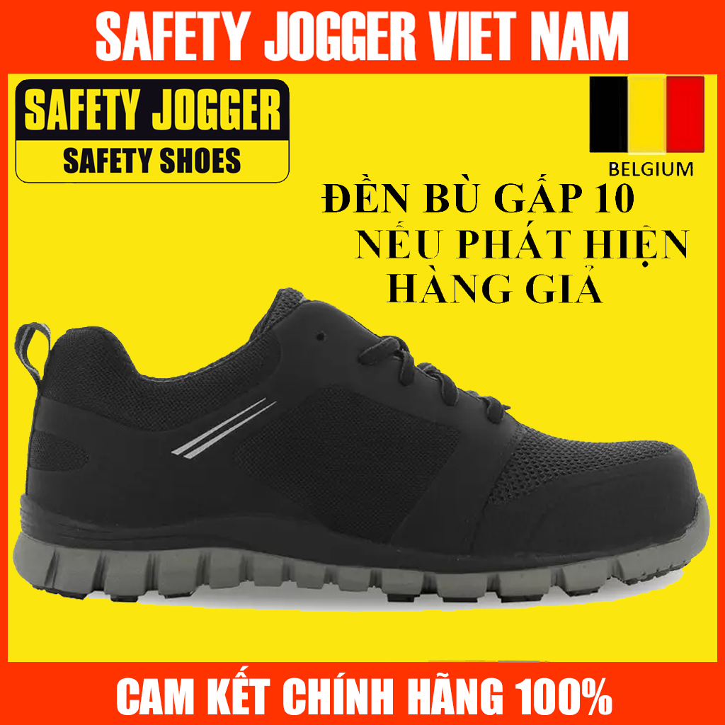 Giày Bảo Hộ Lao Động Safety Jogger Ligero Đen