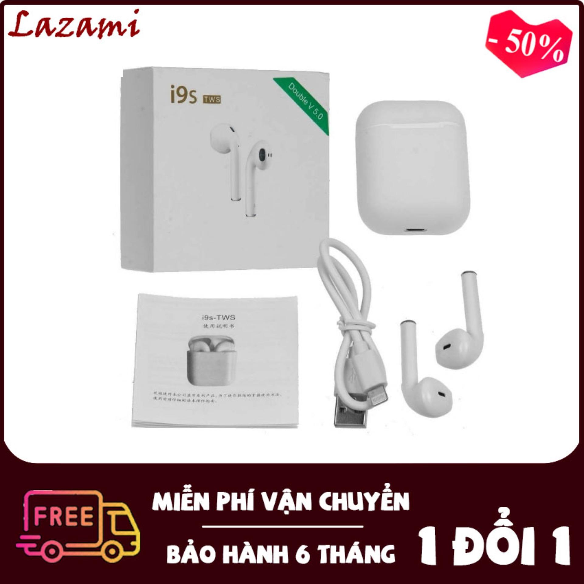 Tai nghe Bluetooth I9S Tặng Kèm Dock Sạc - Tai nghe Bluetooth - Tai nghe giá rẻ - Tai nghe không dây - Tai nghe I9S - Tai nghe bluetooth 5.0 - Eco Boss HN