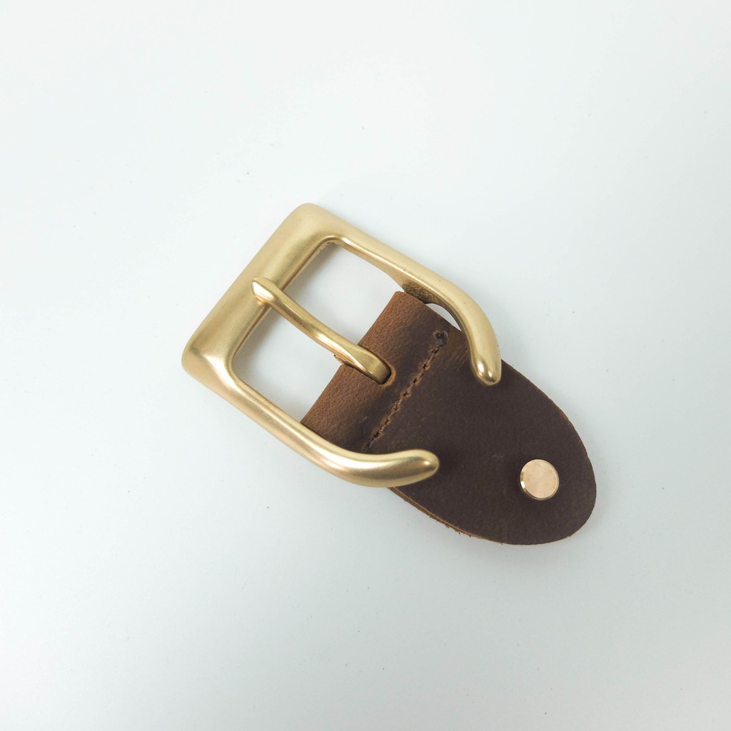 Mặt thắt lưng nam | Bộ đầu khoá thắt lưng đồng đúc dùng cho bảng dây 3.8cm - 3.9cm mã BC6