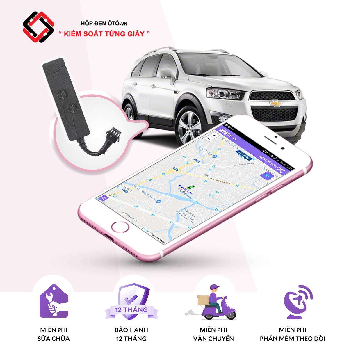 [HCM]Thiết bị Định Vị Xe Hơi Ô Tô EL05-7700 - Công nghệ Mỹ - Lưu dữ liệu Server - Xem lại lịch trình - Bảo hành 12 tháng - Smart247