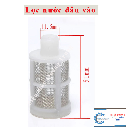Lọc rác đầu vào cho máy rửa xe mini 12V - máy bơm mini