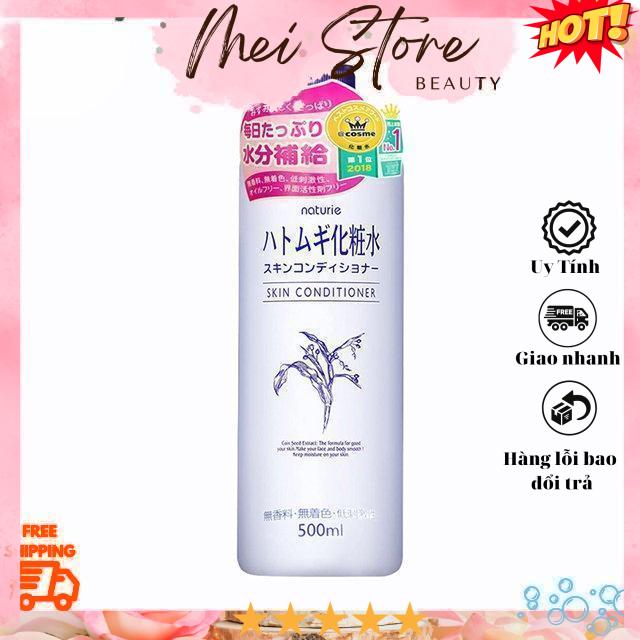 Nước hoa hồng gạo nhật bản naturie hatomugi 500ml