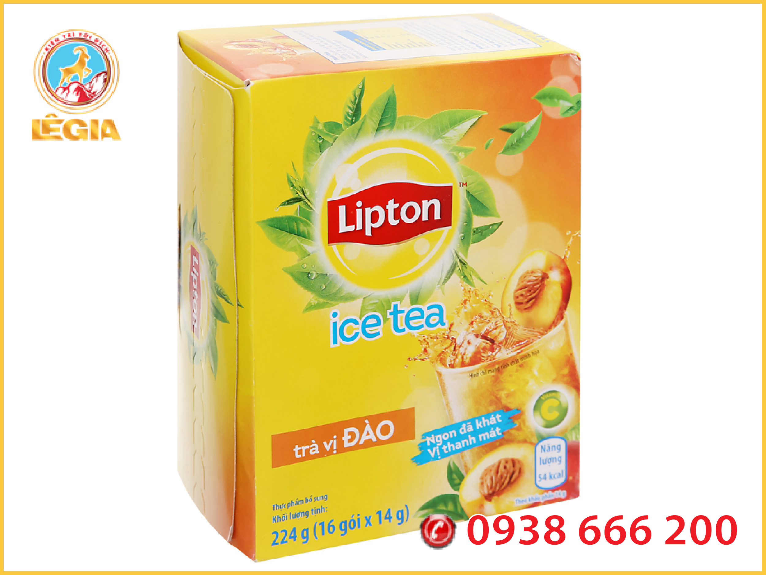 Trà lipton ice tea vị đào hộp 224g