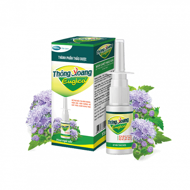 Xịt mũi thảo dược thông xoang eugica 15ml