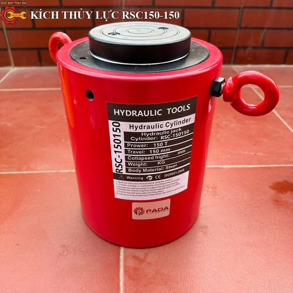Kích Thủy Lực Pada RSC-150150, Lực Kích 150 Tấn, Bảo Hành 6 Tháng Giá 15,500,000 Đồng*Miễn phí vận chuyển