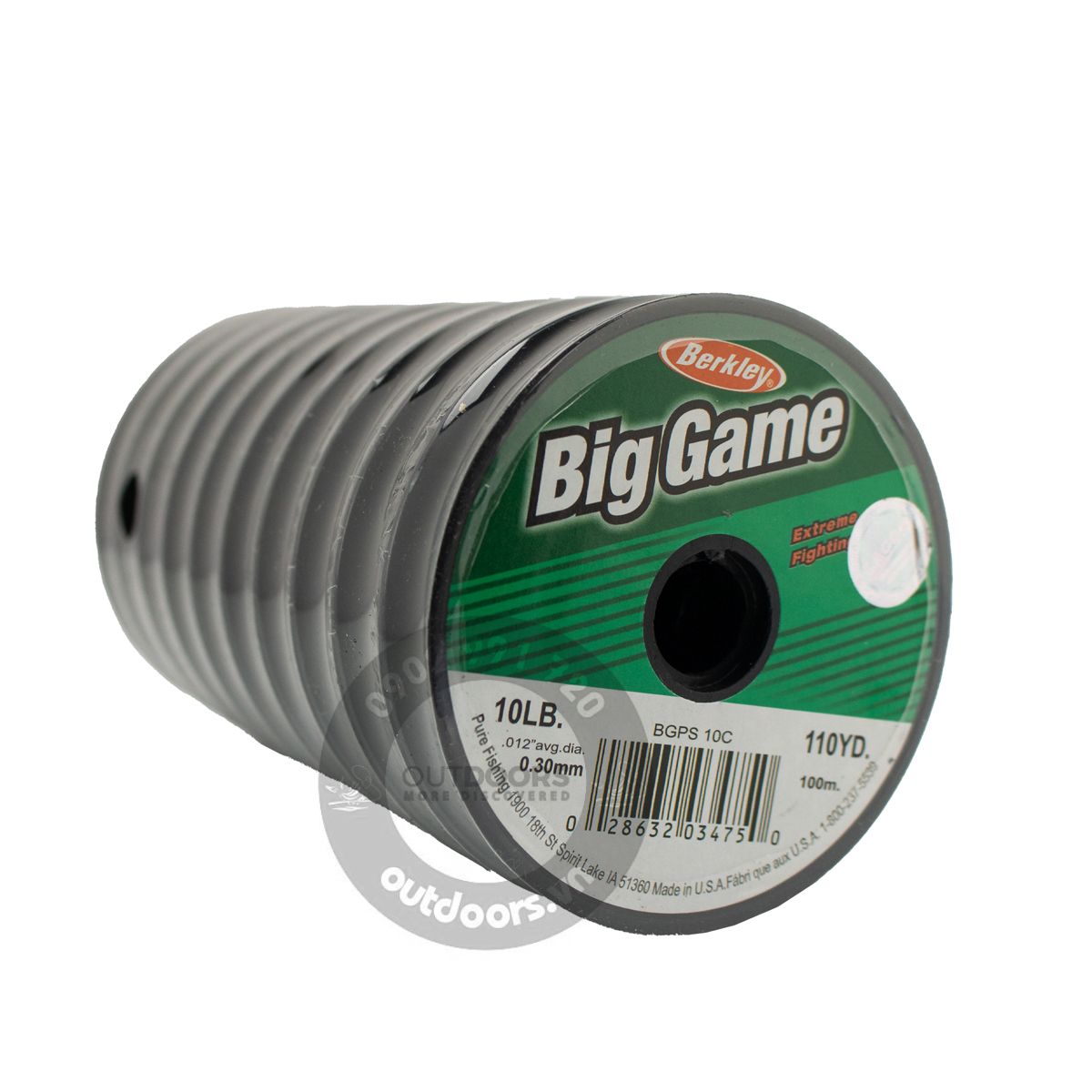 [HCM]Dây cước câu cá Trilene Berlkey Biggame 100m màu xanh (1lốc 10 cuộn)