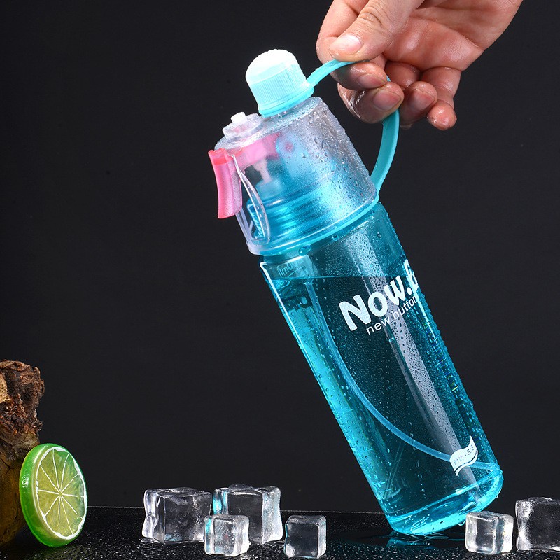 Bình nước thể thao kiêm phun sương mạnh now-e dung tích to 600ml