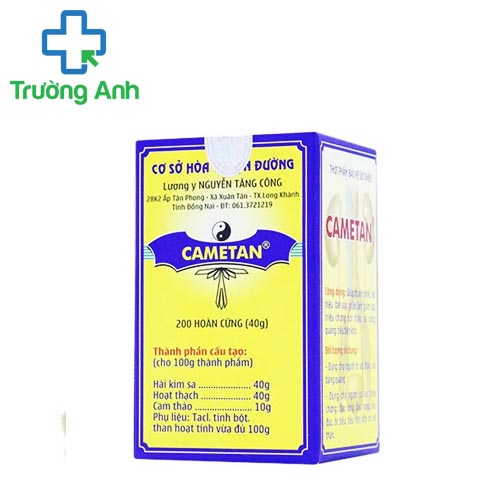 Viên uống cametan giúp tan sỏi thận - sỏi tiết niệu - sỏi bàng quang