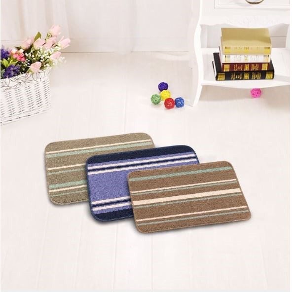 Thảm chùi chân pp 32*53 sọc