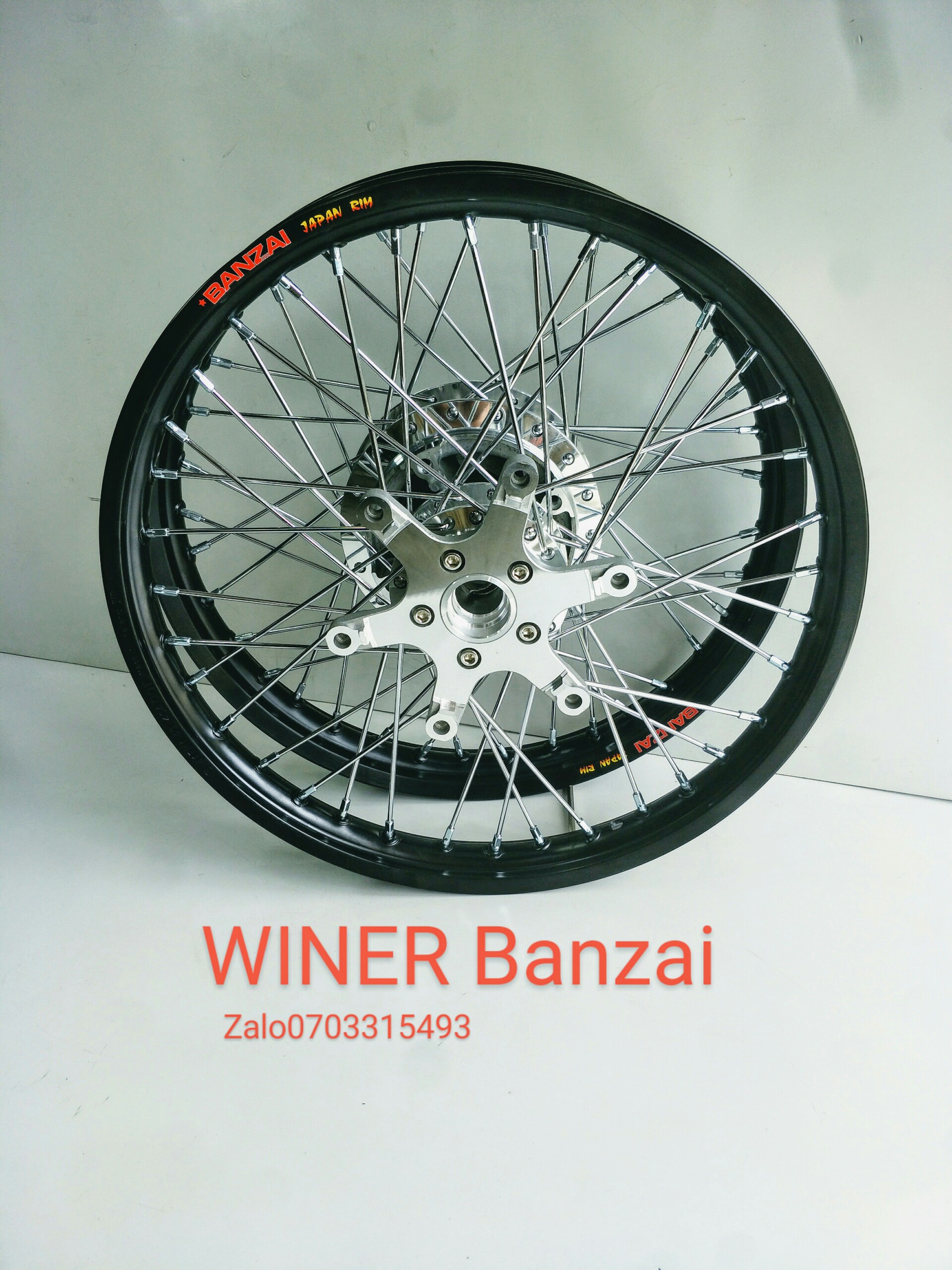 [HCM] CẶP BÁNH CĂM WINNER SONIC NIỀN BANZAI THÁI LAN ĐÙM CĂM MẠ CROM ( TƯ VẤN SDT TRÊN HÌNH )