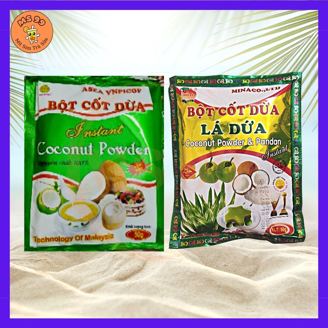 1 gói bột cốt dừa 50gr/bột cốt dừa nguyên chất/MS99