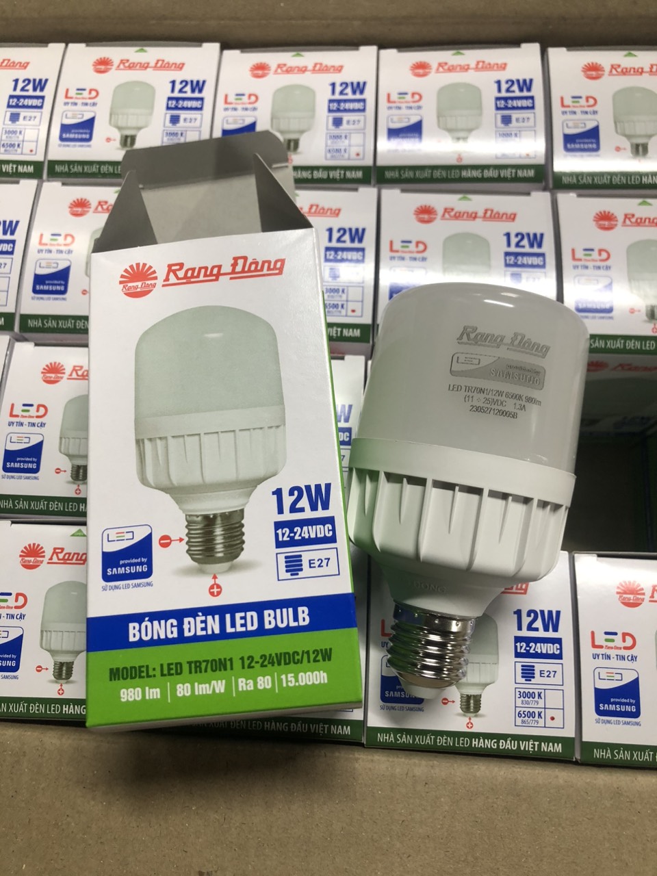 Bóng đèn led xoáy 12v - 24v dc 9w / 12w / 30w rạng đông