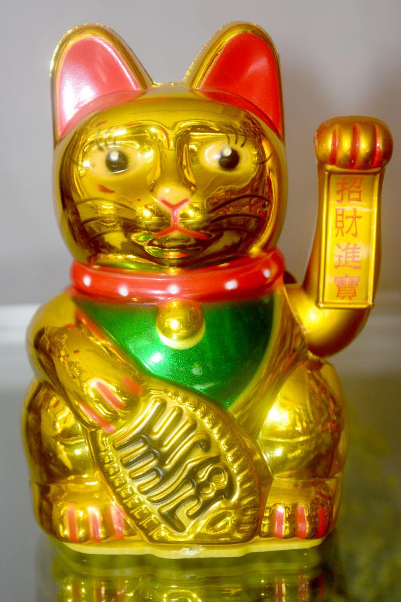 [HCM]Mèo Thần Tài vàng vẫy khách chiêu tài lộc-Nhiều cỡ