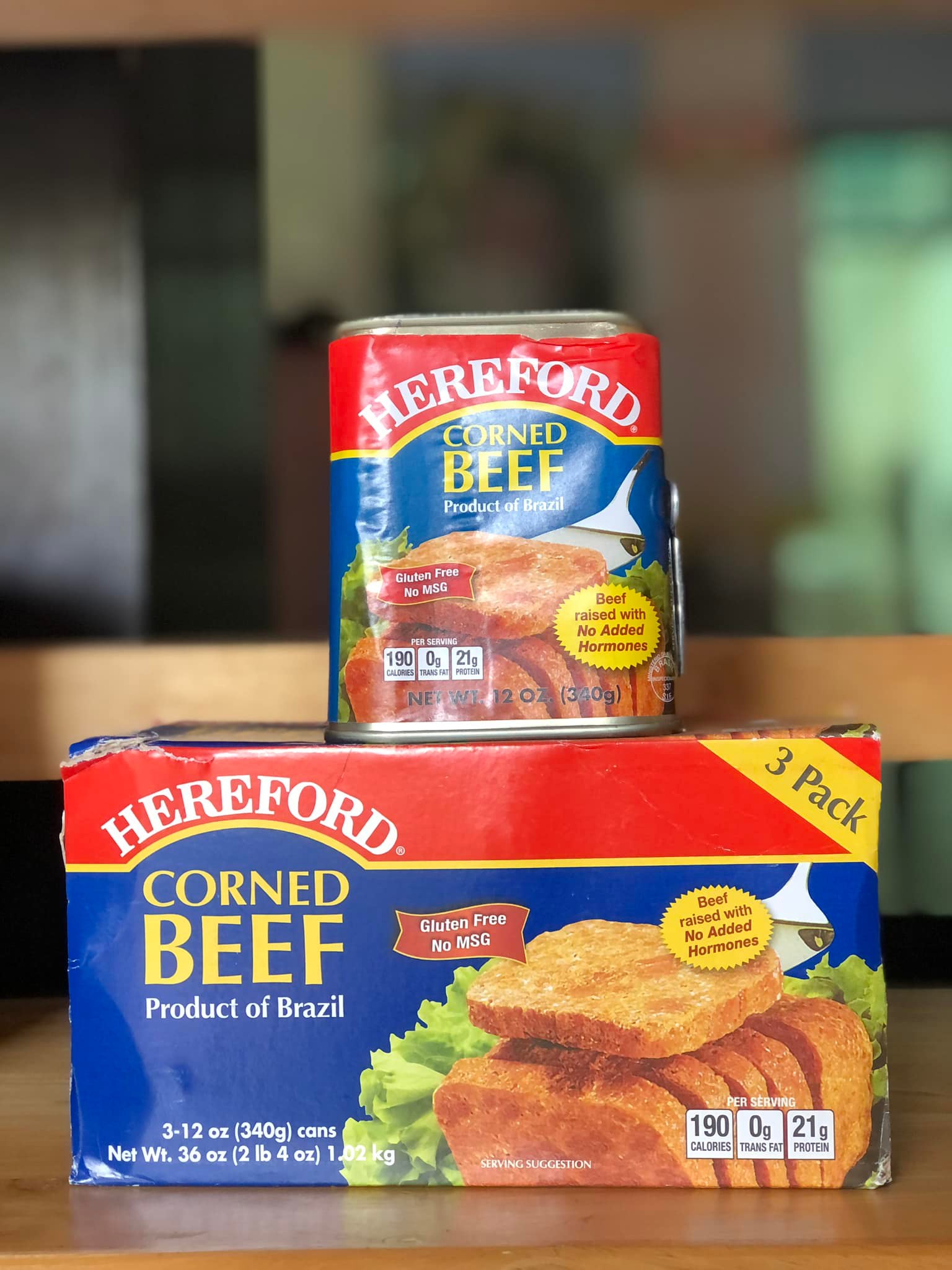 Thịt bò hộp hereford corned beef 340g - hàng nhập nhẩu trực tiếp từ mỹ 🇺🇸.