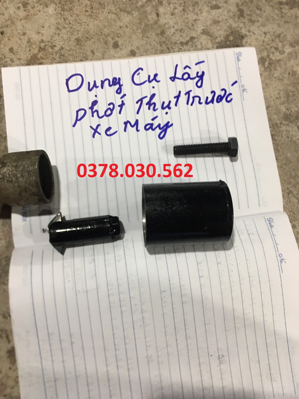 Vam phớt giảm sóc trước xe máy