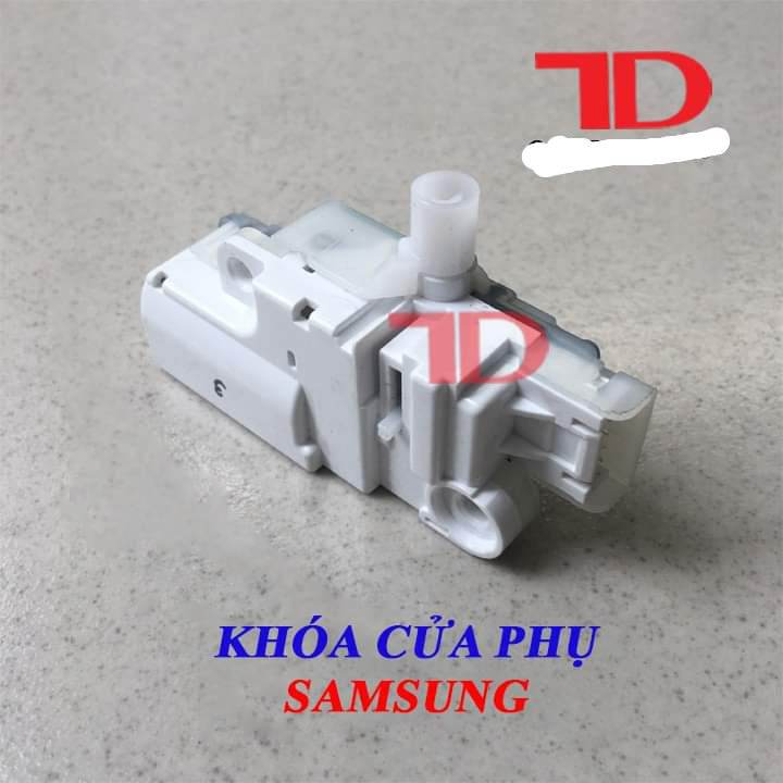 Công tắc khóa cửa phụ máy giặt samsung inverter cửa trước chính hãng
