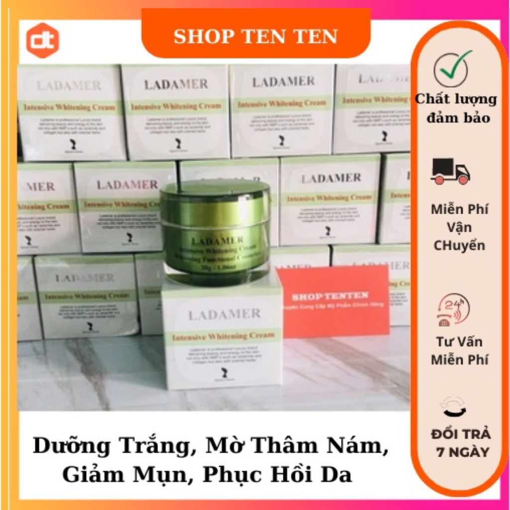 Kem Dưỡng Ladamer Intensive Whitening Cream 30g Vừa Dưỡng Ngăn Nám Mụn Vượt Trội Làm Cho Làn Da Trẻ Dài Lâu