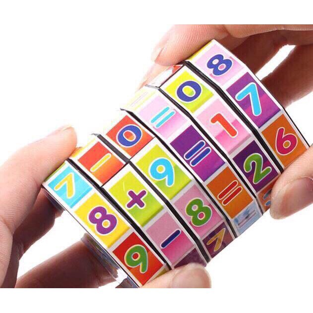 Đồ Chơi Rubik Toán Học Giúp Bé Làm Quen Với Phép Tính Cơ Bản, Bảng Cửu Chương - Đồ chơi thông minh khối rubik xoay lắp ghép cho bé