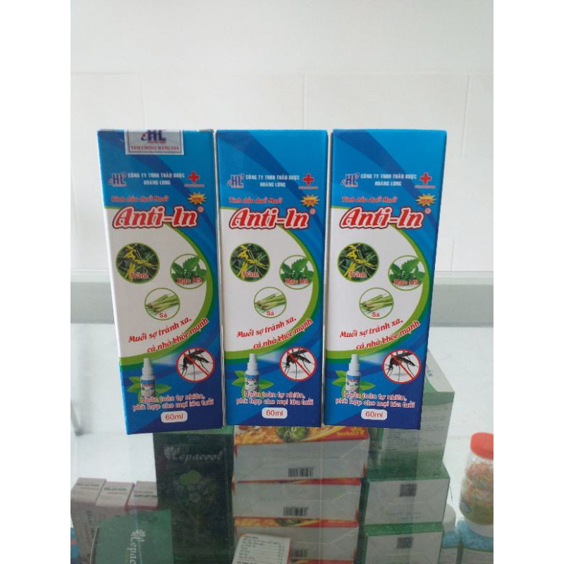 Tinh dầu đuổi muỗi Anti-In dạng xịt 60ml