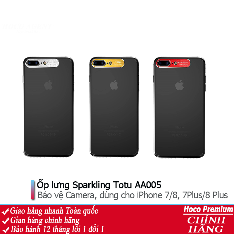 ỐP TOTU AA-005 SPARKLING SERIES IPHONE 7, 7P, 8, 8P, X, XS, XSMAX