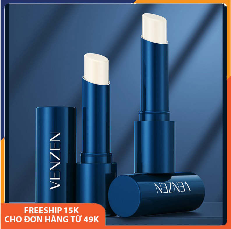 Son môi dưỡng ẩm VEZE cho nam giúp dưỡng ẩm, giảm thâm, môi căng mọng, mặt nạ môi chống khô môi và dưỡng môi dành cho nam giới Melystore KH03