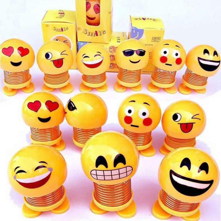 Bộ Thú Nhún Emoji Nhiều Cảm Xúc - Thú Nhún - Emoji Lò Xo Ngộ Nghĩnh, Mặt Cười Lò Xo Nhún Nhảy Trang 