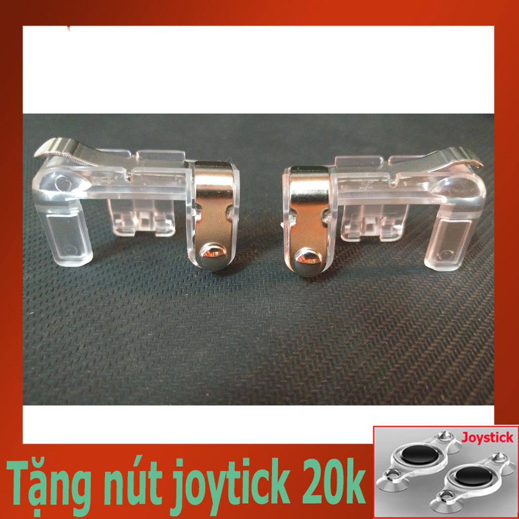 Nút bấm chơi game Bộ 2 nút bấm PUBG T4-Tặng Nút  Joystick Thế  Hệ 5 chơi game mobile