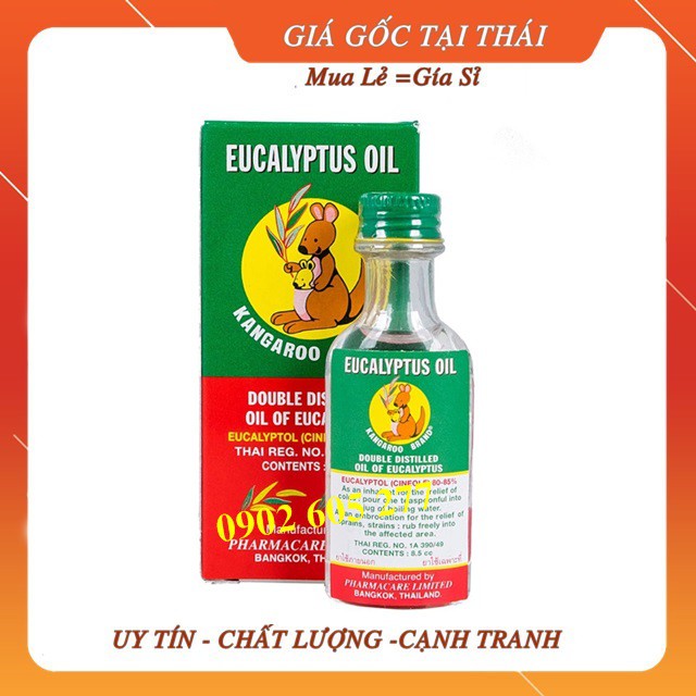 Dầu khuynh diệp Kangaroo Thái Lan 28cc