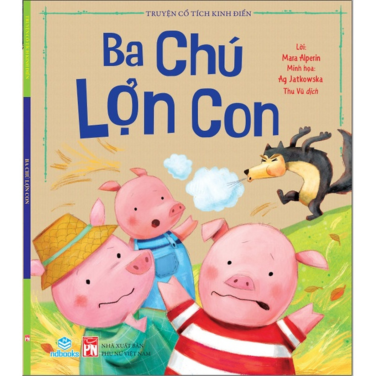 Truyện tranh - Ba chú lợn con - ndbook - Nhà sách Học Liệu
