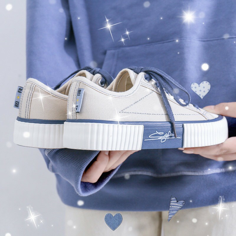Giày, giày thể thao nữ, thể thao comves chữ ký có 3 màu đặc trưng đơn dản sang trọng phù hợp với đi học, đi chơi, Dế cao 3cm lót êm chân thoáng khí tránh ra mồ hôi và mùi khó chịu
