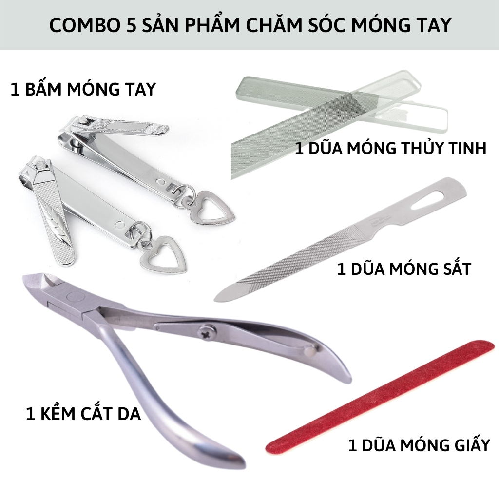 Bộ Dụng Cụ Chăm Sóc Móng Tay Tại Nhà HD99